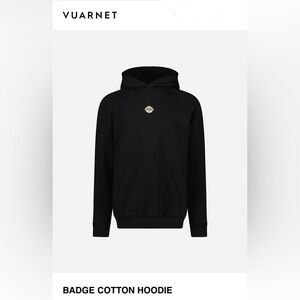 VUARNET Ltd. E. Sports Hoodie logo badge Organic Cotton Performance size XL